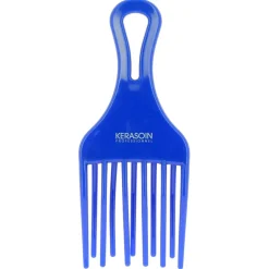 Peigne afro vague bleu