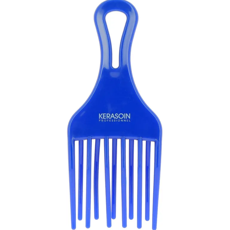 Peigne afro vague bleu