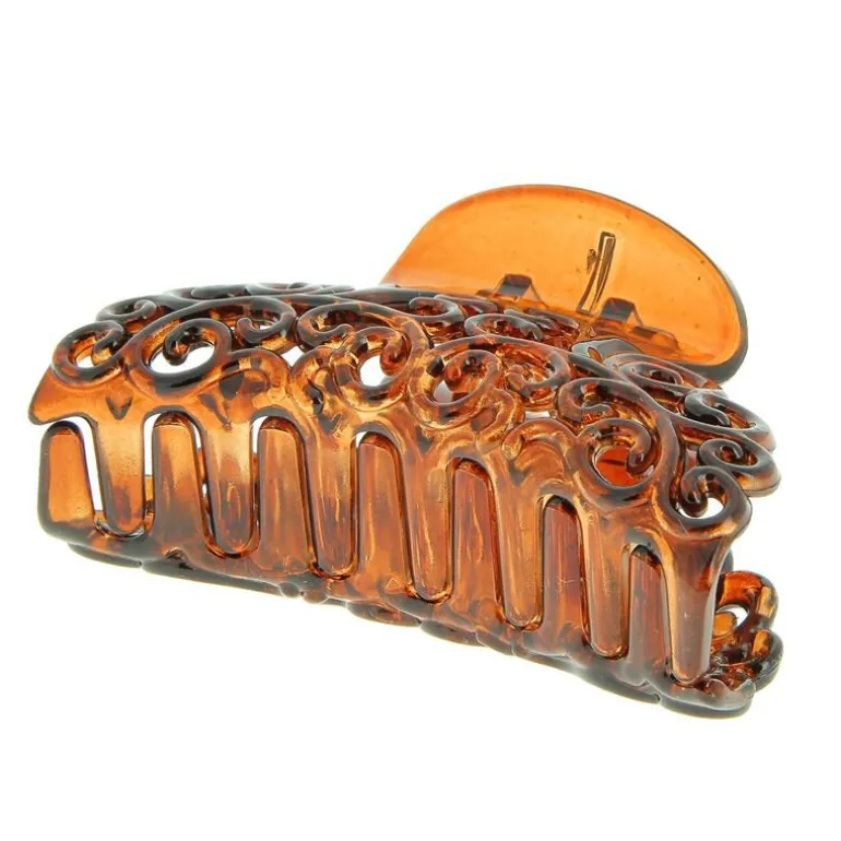 Pince croco arabesque