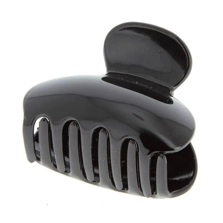 Pince croco clochette Noir