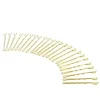 Pince guiche ondulée 4cm dorées