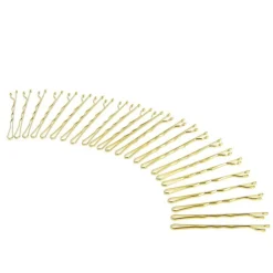 Pince guiche ondulée 4cm dorées
