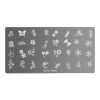 Plaque de stamping nail art 5