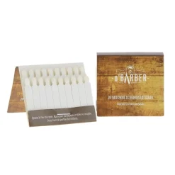Pochette de 20 allumettes hémostatiques spéciale rasage O'Barber