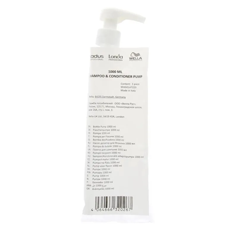 Pompe pour flacon shampooing 1000ml