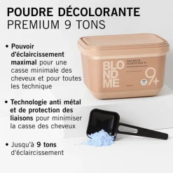 Poudre compacte décolorante PPL9+ Blondme 450gr