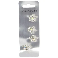 Ressort bijoux de cheveux strass étoile