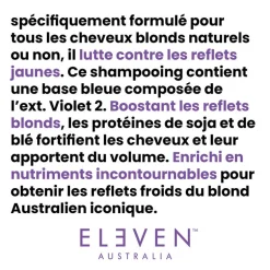 Routine cheveux blonds