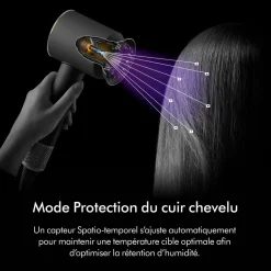 Sèche-cheveux Supersonic Nural cheveux bouclés frisés