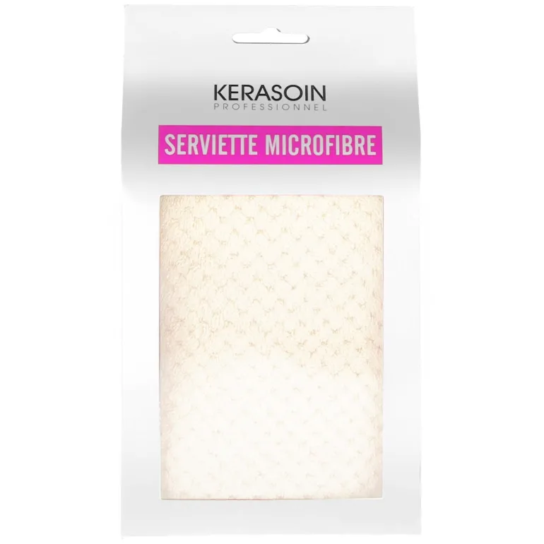 Serviette microfibre blanc crème