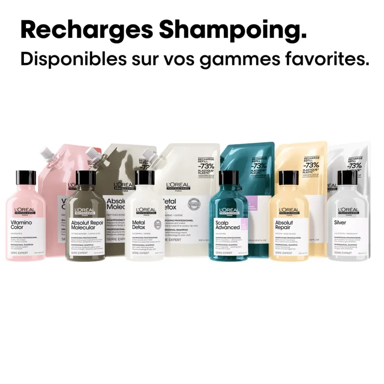 Shampooing déjaunissant Silver recharge 500ml