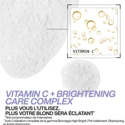 Shampooing illuminant pour cheveux blonds Blondage High Bright