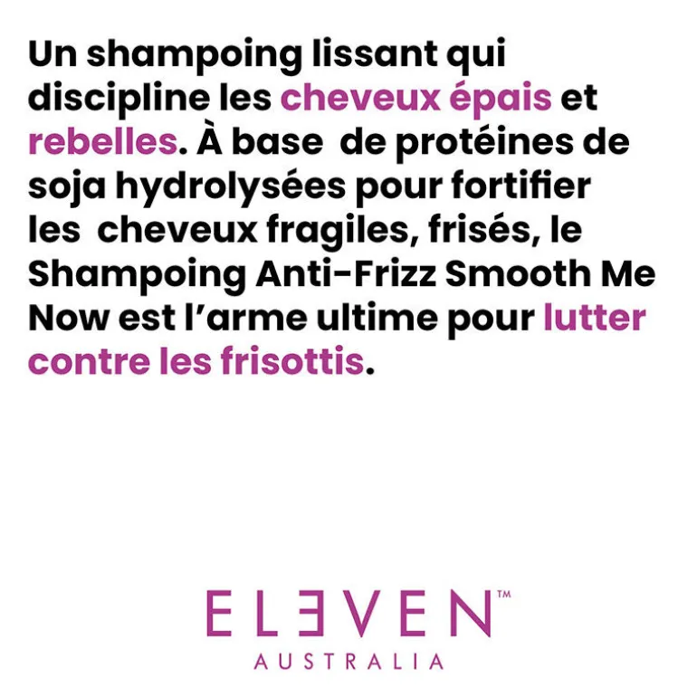 Shampooing lissant Smooth Me Now 500ml