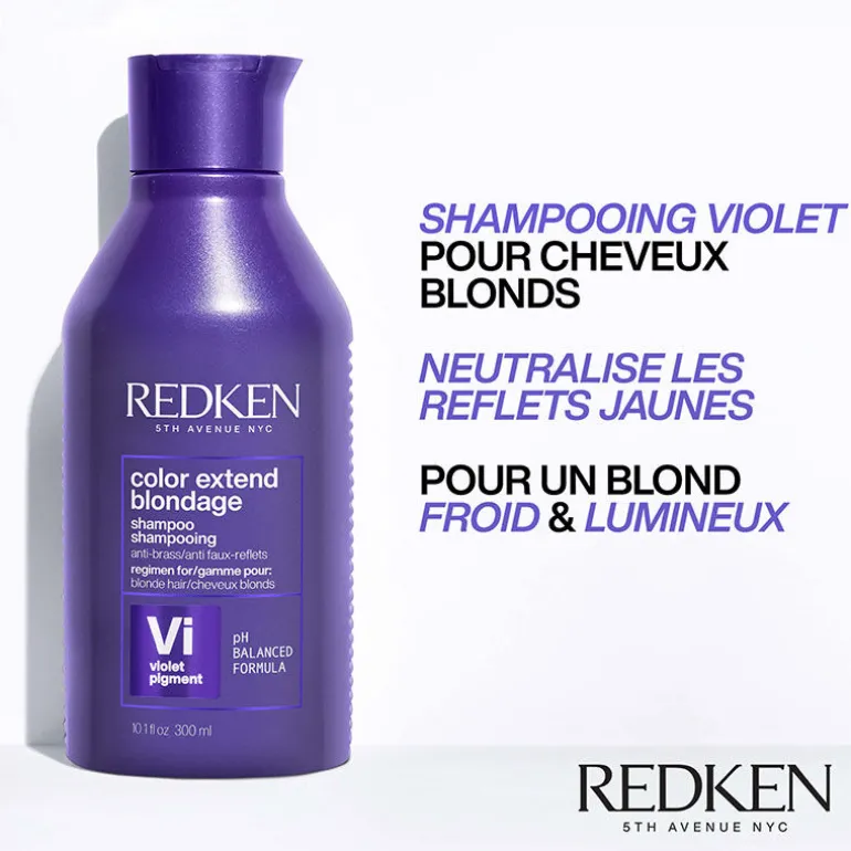 Shampooing neutralisant pour cheveux blonds Color Extend Blondage