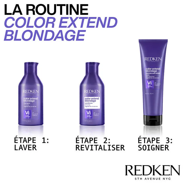 Shampooing neutralisant pour cheveux blonds Color Extend Blondage
