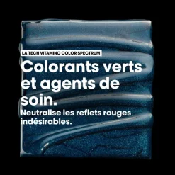 Shampooing neutralisant Vitamino Color Spectrum vert, anti-rouge