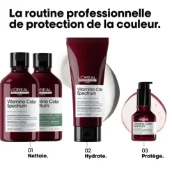 Shampooing neutralisant Vitamino Color Spectrum vert, anti-rouge