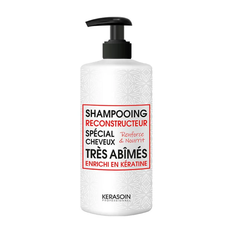 Shampooing reconstructeur à la kératine pour cheveux très abîmés 1000ml