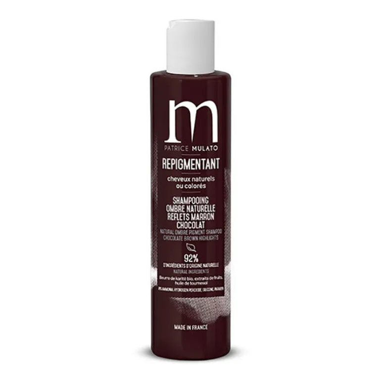 Shampooing repigmentant cheveux naturels ou colorés ombre naturelle