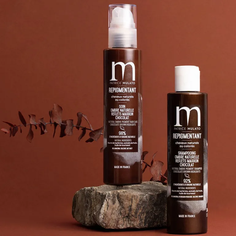 Shampooing repigmentant cheveux naturels ou colorés ombre naturelle