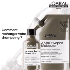 Shampooing réparateur Absolut Repair Molecular recharge 500ml
