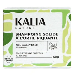 Shampooing solide purifiant à l'ortie piquante
