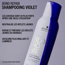 Shampooing violet Blondme Bond Repair Neutralisant