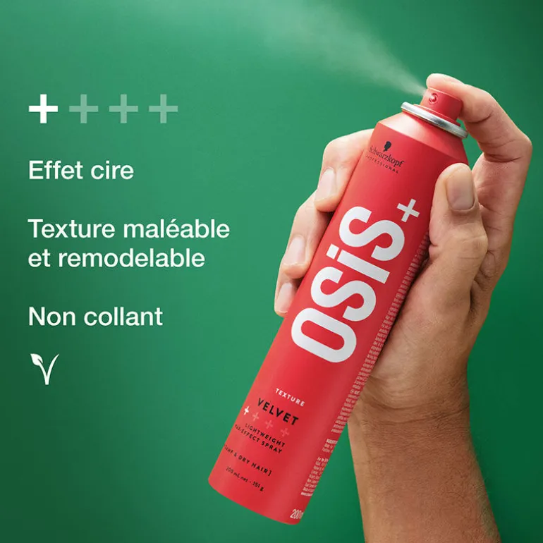 Spray léger effet cire Velvet Osis+