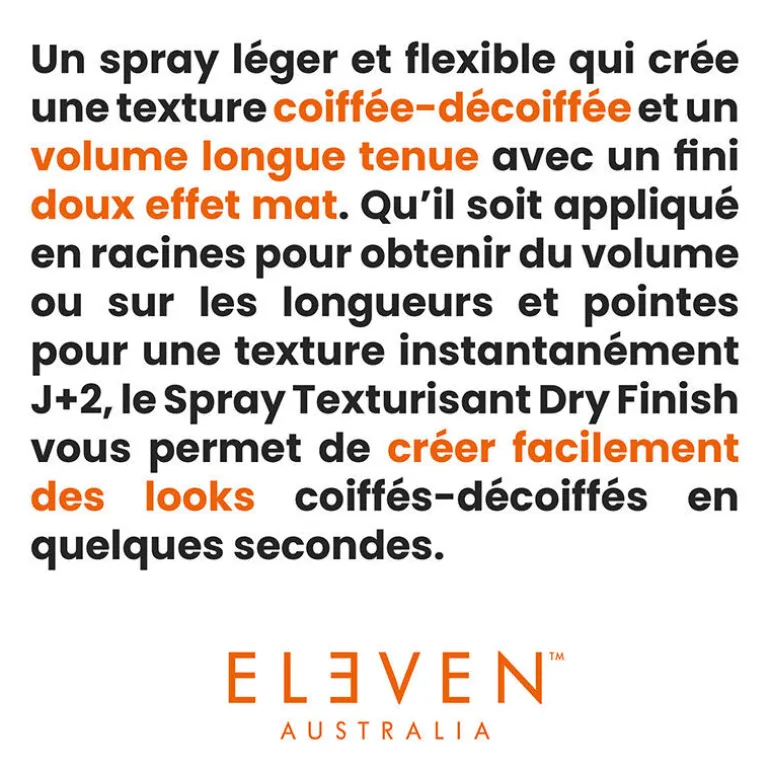 Spray texturisant Dry Finish