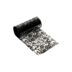Transfer foils pour ongles dentelle noire