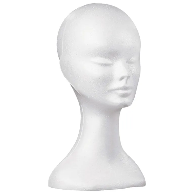 Tête blanche polystyrène