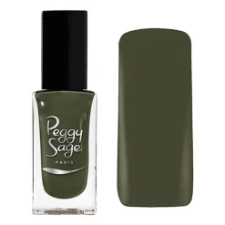 Vernis à ongles casual kaki