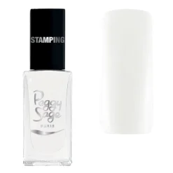 Vernis à ongles stamping Peggy sage blanc
