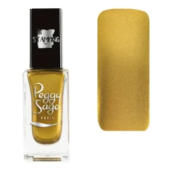Vernis à ongles stamping Peggy sage gold
