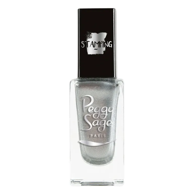 Vernis à ongles stamping Peggy sage silver