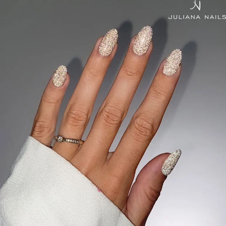 Vernis semi-permanent Gel Lack glitter portrait