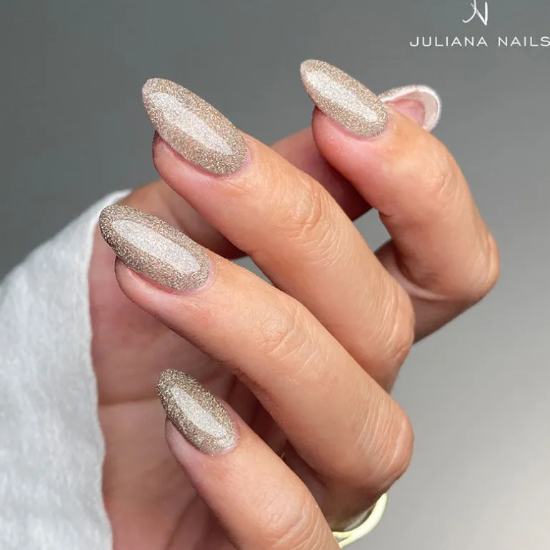 Vernis semi-permanent Gel Lack glitter portrait
