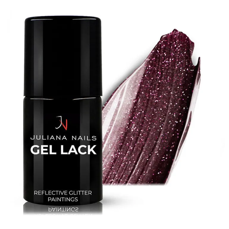 Vernis semi-permanent Gel Lack glitter paintings