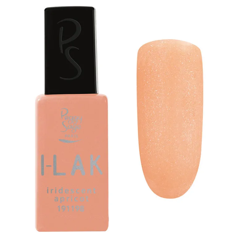 Vernis semi-permanent I-LAK iridescent apricot
