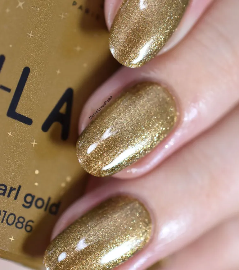 Vernis semi-permanent I-LAK pearl gold