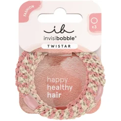 3 Élastiques tressés Twinstar blush braids