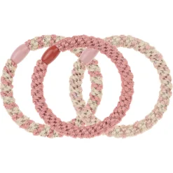 3 Élastiques tressés Twinstar blush braids