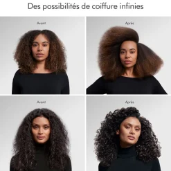 Airwrap i.d. cheveux bouclés frisés
