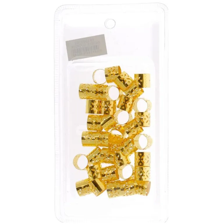 Anneaux bijoux cheveux doré grand modèle