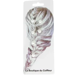 Anneaux métal pour tresses perle