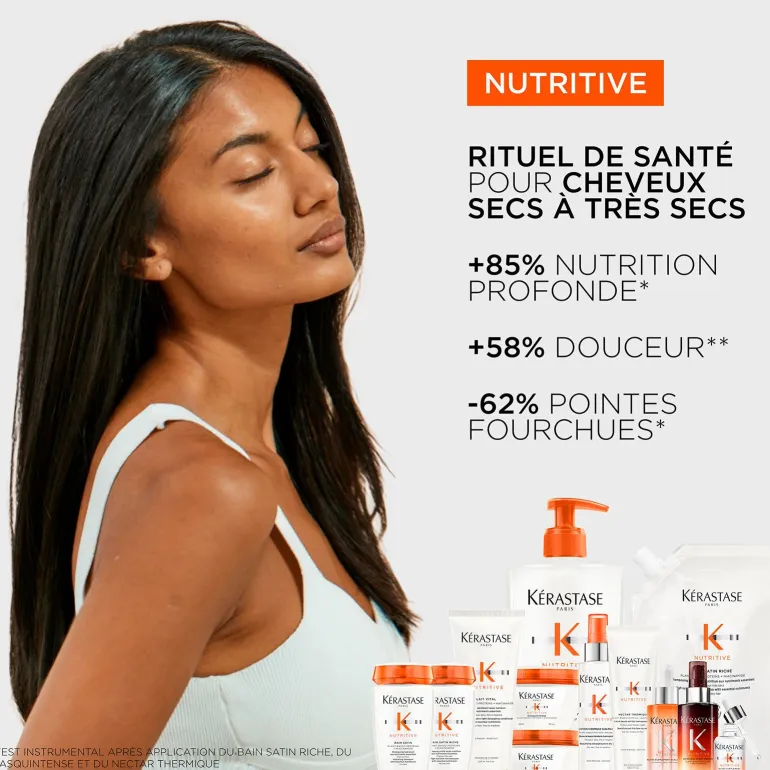 Bain satin riche Nutritive 500 ml rechargeable