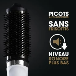 Brosse soufflante 2-en-1 Duet Blowdry blanc