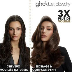 Brosse soufflante 2-en-1 Duet Blowdry noir