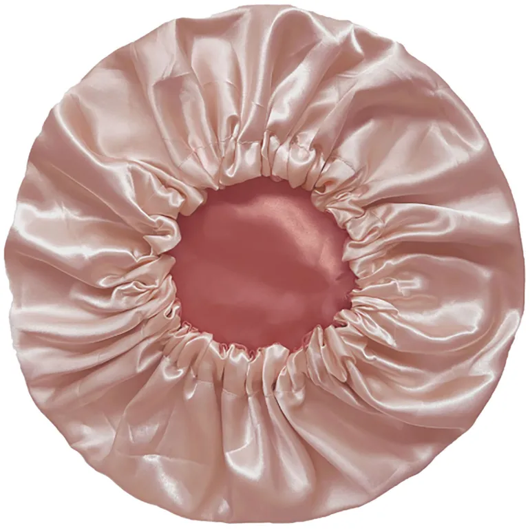 Charlotte en satin rose blush et rose gold