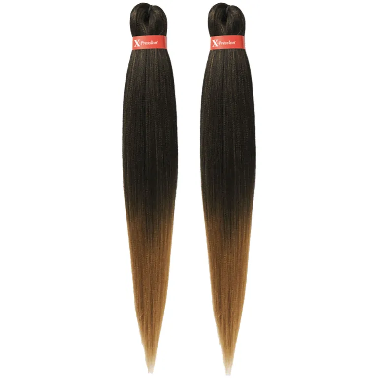 Cheveux à tresser pré-etirés 2 x 46" T1B / 27